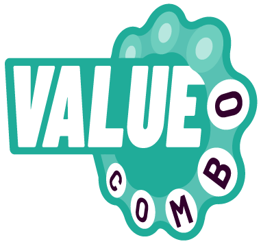 Logo with 'VALUE COMBO' text on a green background