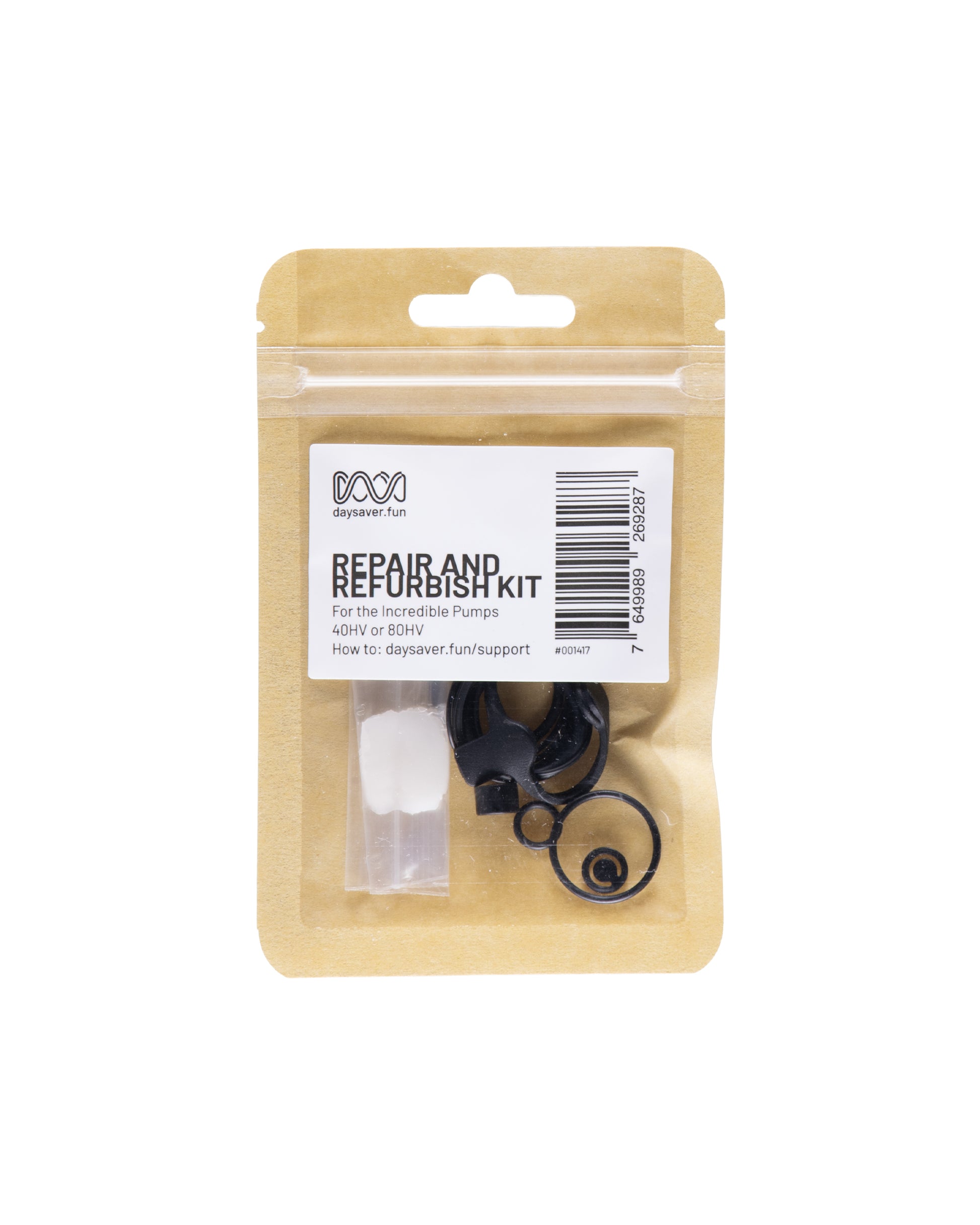 Packaged repair and refurbish kit with visible Daysaver branding on a white background