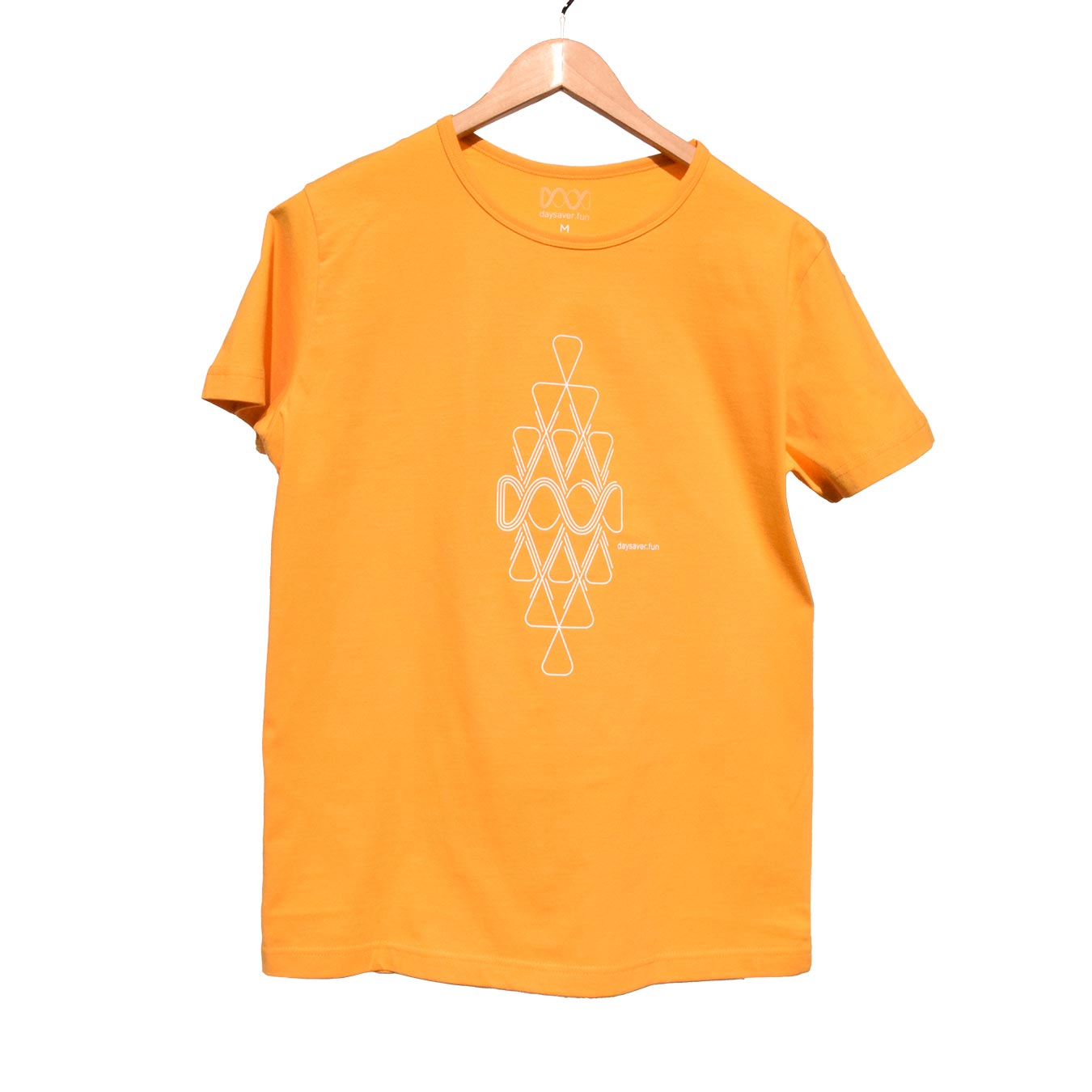 T-Shirt orange with pattern print